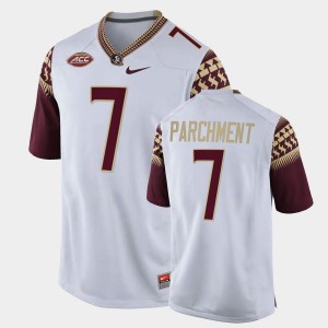 Men's Florida State Seminoles College Football White Andrew Parchment #7 2022 NFL draft Jersey 610472-631