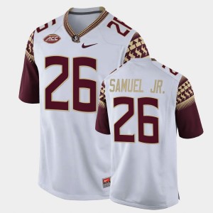 Men's Florida State Seminoles College Football White Asante Samuel Jr. #26 Alumni Jersey 464360-336