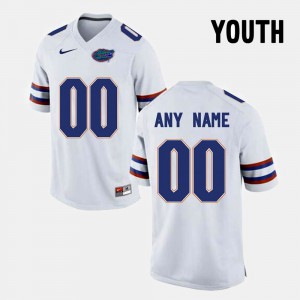 Youth Florida State Seminoles College Limited Football White Custom #00 Jersey 221330-316