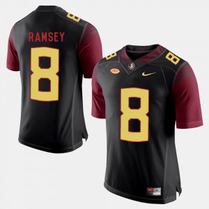 Men's Florida State Seminoles College Football Black Jalen Ramsey #8 Jersey 517386-834