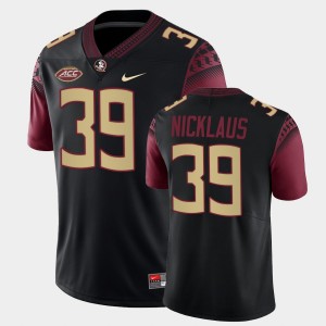 Men's Florida State Seminoles College Football Black Vance Nicklaus #39 Alternate Jersey 417360-488