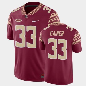 Men's Florida State Seminoles Game Garnet Amari Gainer #33 College Football Jersey 967425-541
